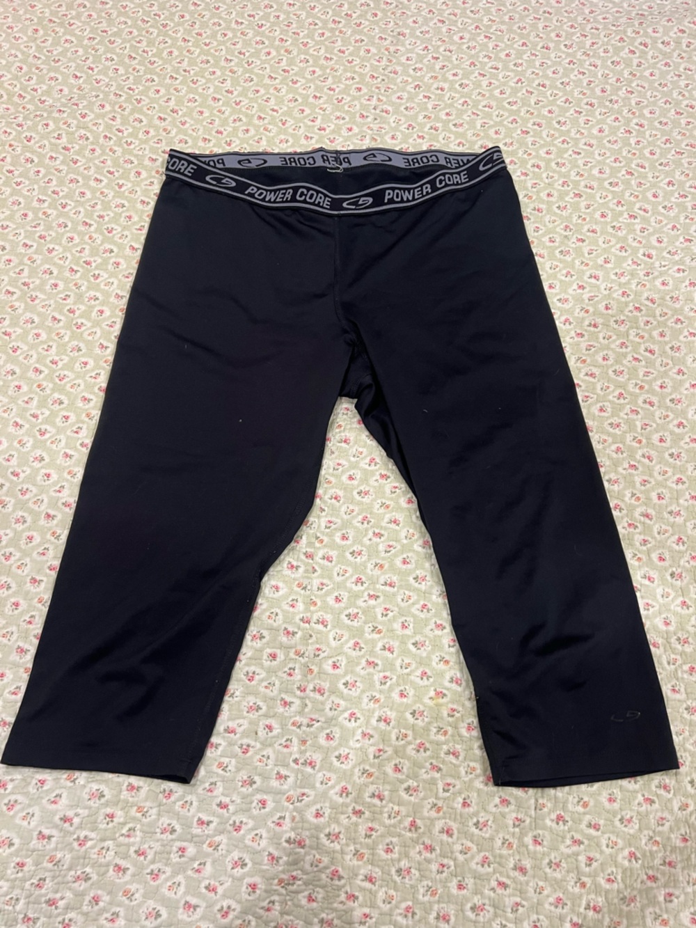 Black Athletic Capri Leggings